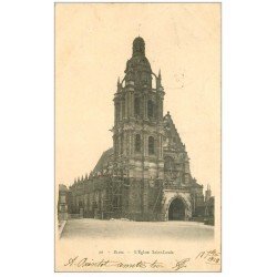 carte postale ancienne 41 BLOIS. Eglise Saint-Louis 1903