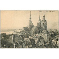 carte postale ancienne 41 BLOIS. Eglise Saint-Nicolas n°8