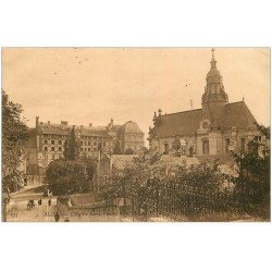 carte postale ancienne 41 BLOIS. Eglise Saint-Vincent 1909. Sépia 175