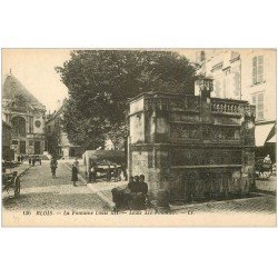 carte postale ancienne 41 BLOIS. Fontaine Louis XII 136