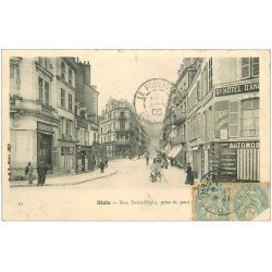 carte postale ancienne 41 BLOIS. Garage Rue Denis-Papin 1905
