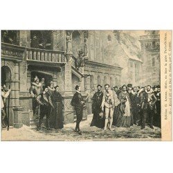 carte postale ancienne 41 BLOIS. Henri III et Duc de Guise