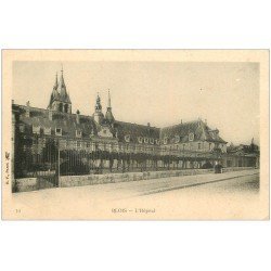 carte postale ancienne 41 BLOIS. Hôpital vers 1900