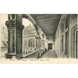 carte postale ancienne 41 BLOIS. Hôtel d'Alluye Galerie