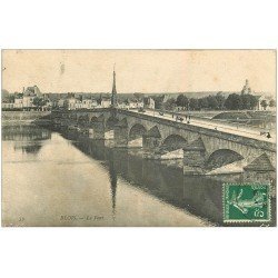 carte postale ancienne 41 BLOIS. Pont 1907 n°59