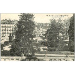 carte postale ancienne 41 BLOIS. Square Victor-Hugo Rue Porte Côté