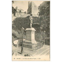 carte postale ancienne 41 BLOIS. Statue Denis Papin 98