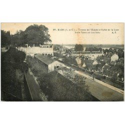 carte postale ancienne 41 BLOIS. Terrasse Evêché et Vallée Loire