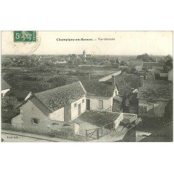carte postale ancienne 41 CHAMPIGNY-EN-BEAUCE. Vue générale 1909