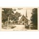 carte postale ancienne 41 CHAON. L'Eglise voiture ancienne sur la Place