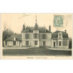 carte postale ancienne 41 CHATEAU DE VAUGOIN 1905