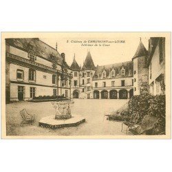 carte postale ancienne 41 CHAUMONT-SUR-LOIRE. Château Cour intérieur