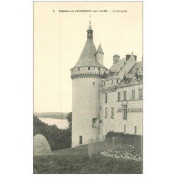 carte postale ancienne 41 CHAUMONT-SUR-LOIRE. Château Donjon