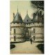 carte postale ancienne 41 CHAUMONT-SUR-LOIRE. Château Entrée. Carte émaillée