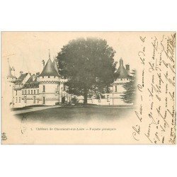carte postale ancienne 41 CHAUMONT-SUR-LOIRE. Château façade 1904