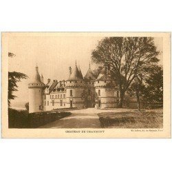 carte postale ancienne 41 CHAUMONT-SUR-LOIRE. Château papier velin bords dentelés à la ficelle