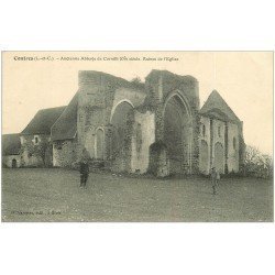 carte postale ancienne 41 CONTRES. Eglise et Abbaye de Cornilli