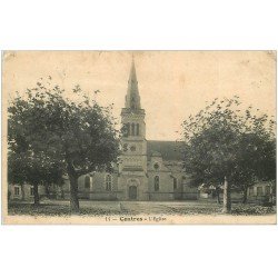 carte postale ancienne 41 CONTRES. L'Eglise 1905 en l'état...