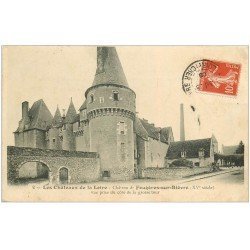 carte postale ancienne 41 FOUGERES-SUR-BIEVRE. Château 1909