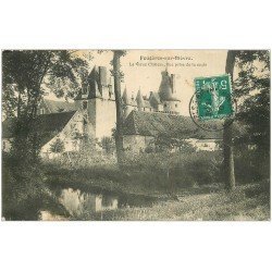 carte postale ancienne 41 FOUGERES-SUR-BIEVRE. Château 1910