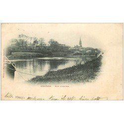 carte postale ancienne 08 MEZIERES. Pont d'Arches 1902 (coins mous)...