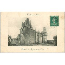 carte postale ancienne 41 FOUGERES-SUR-BIEVRE. Château de Fougères 1910