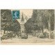 carte postale ancienne 41 LAMOTTE-BEUVRON. Parc Autos Militaires Place de l'Eglise 1920