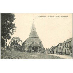 carte postale ancienne 41 LE PLESSIS-DORIN. Eglise Rue Principale
