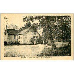 carte postale ancienne 41 LUNAY. Moulin de Bessé-sur-Loir