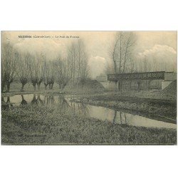 carte postale ancienne 41 MEUSNES. Pont du Fouzan 1923