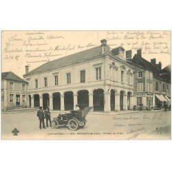 41 MONDOUBLEAU. Voiture Didot Hôtel de Ville 1914. Café des Halles