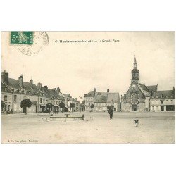 carte postale ancienne 41 MONTOIRE. Grande Place 1910