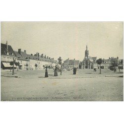 carte postale ancienne 41 MONTOIRE. La Grande Place 1917