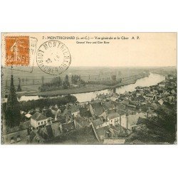 carte postale ancienne 41 MONTRICHARD. Vue 1928