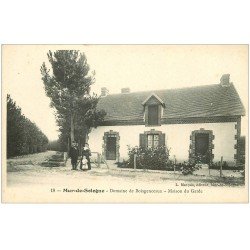 carte postale ancienne 41 MUR-DE-SOLOGNE. Maison du Garde Domaine Boisgenceaux