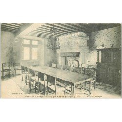 carte postale ancienne 41 MUR-DE-SOLOGNE. Salle à Manger Château du Moulin