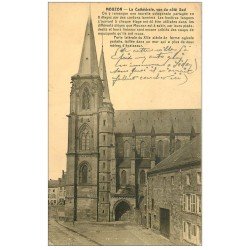 carte postale ancienne 08 MOUZON. La Cathédrale 1919