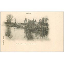 carte postale ancienne 41 PIERREFITTE-SUR-SAULDRE. Vue ensemble ves 1900