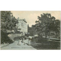 carte postale ancienne 41 ROMORANTIN. Square et Théâtre 1905