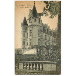 carte postale ancienne 41 SAINT-AIGNAN. Le Château. Terrasses 1920