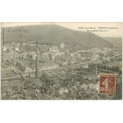 carte postale ancienne 08 NOUZON. Vue générale et Usines 1922