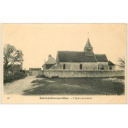 carte postale ancienne 41 SAINT-JULIEN-SUR-CHER. Eglise
