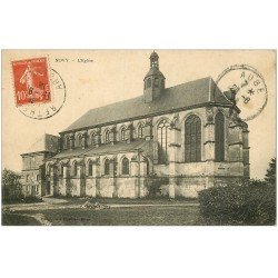 carte postale ancienne 08 NOVY. L'Eglise 1914