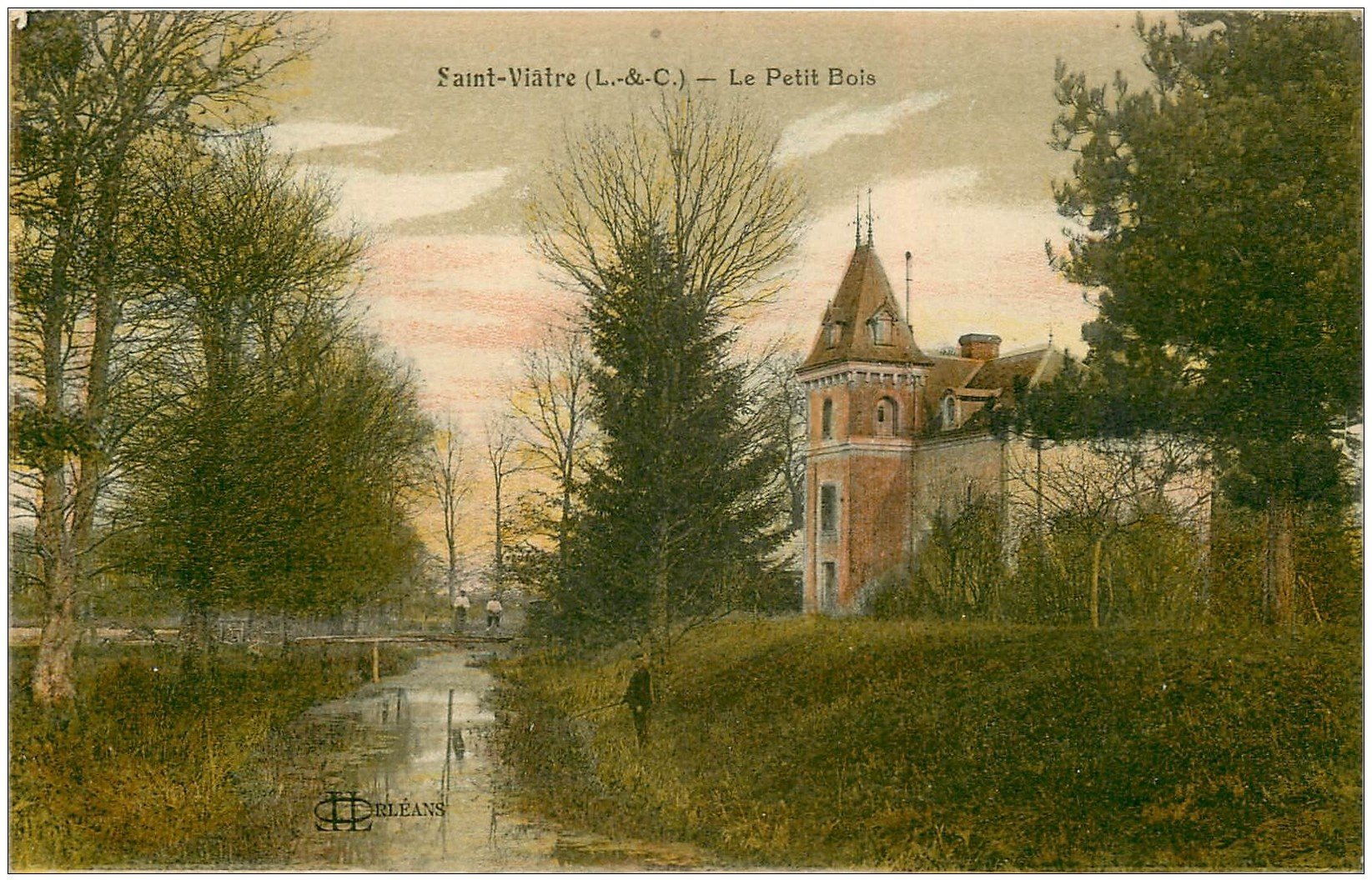 carte postale ancienne 41 SAINT-VIATRE. Le Petit Bois 1930