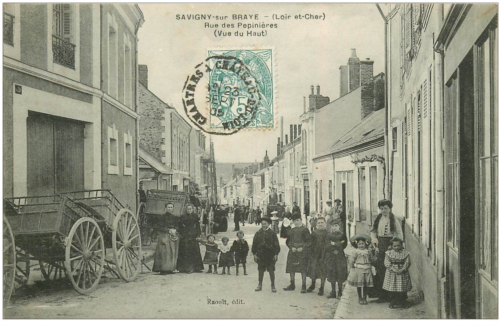 41 SAVIGNY-SUR-BRAYE. Rue des Pépinières 1905