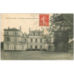 carte postale ancienne 41 SELLES-SUR-CHER. Château des Nouïes 1907