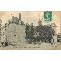 carte postale ancienne 41 SELLES-SUR-CHER. Hôtel-Dieu 1911