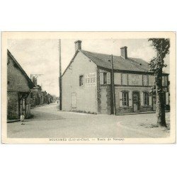 carte postale ancienne 41 SOUESMES. Hôtel du Boeuf Route de Nançay