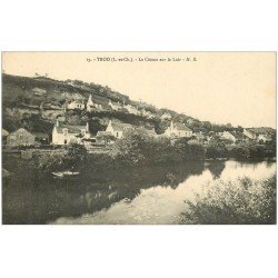 carte postale ancienne 41 TROO. Côteau sur le Loir