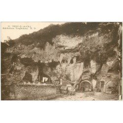 carte postale ancienne 41 TROO. Habitations Troglodytes 21